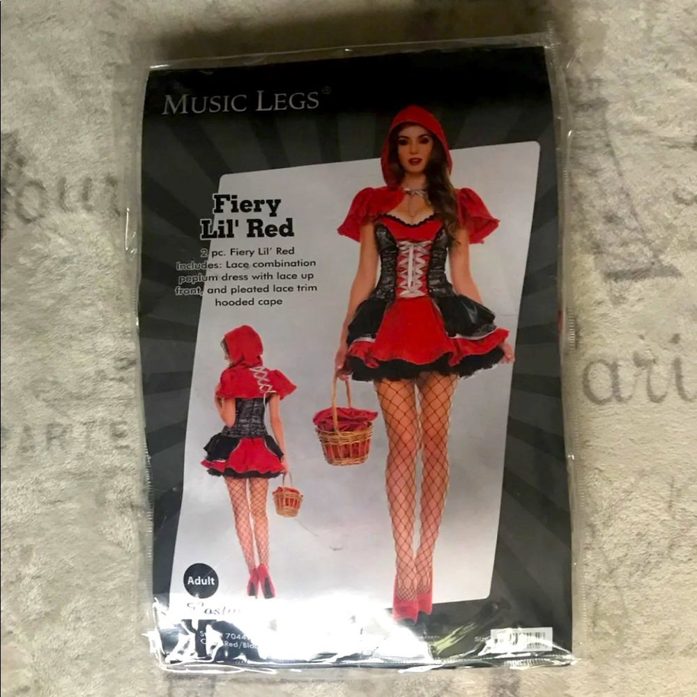 Fiery Lil' Red womens halloween costume